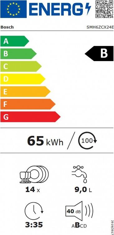 Πλήρως Εντοιχιζόμενο Πλυντήριο Πιάτων Bosch SMH6ZCX24E 60εκ