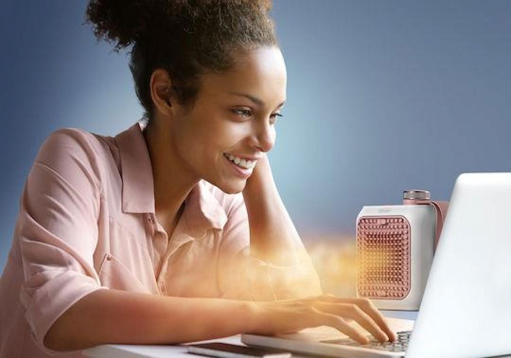 Αερόθερμο Κεραμικό Delonghi HFX10B03.PK 360 Watt