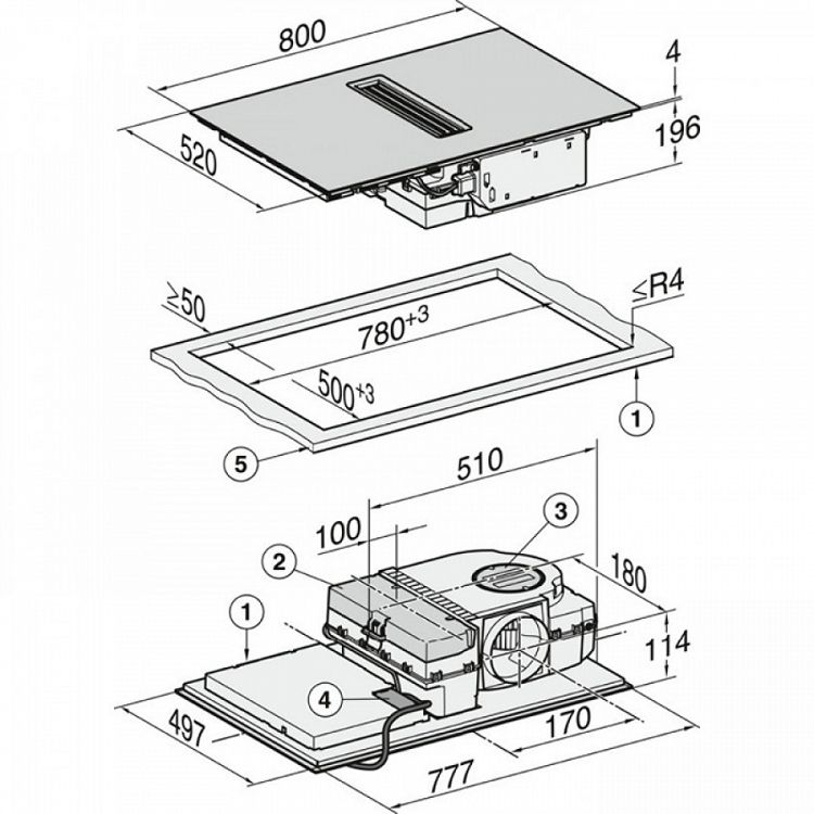 Εστία Miele KMDA 7473 FL-A Silence Black