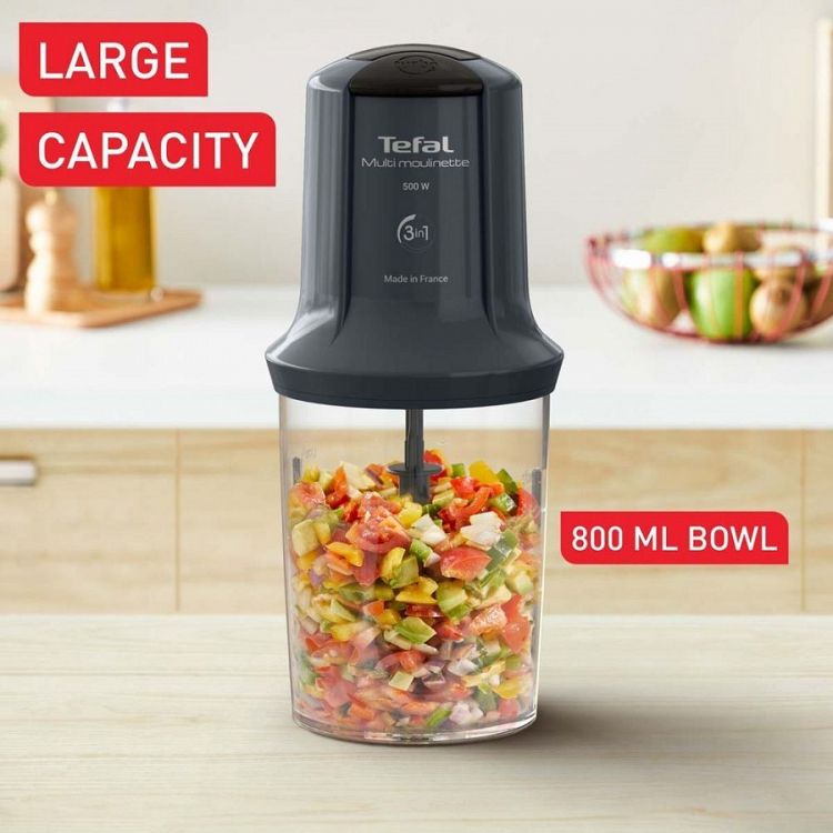 Κοπτήριο Tefal Multi XL MQ718B Μαύρο