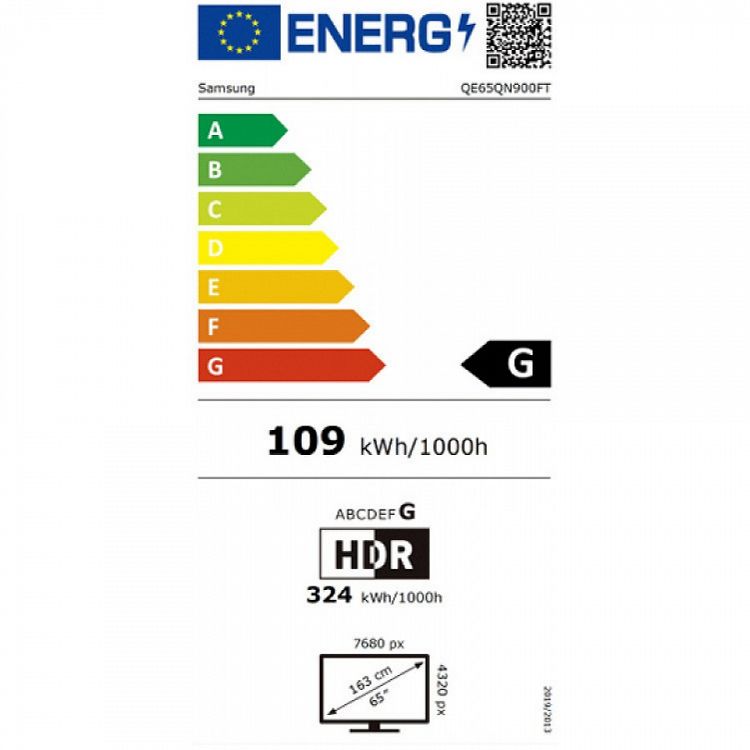 TV Samsung QE65QN900F 65'' Smart 8K Mini LED AI