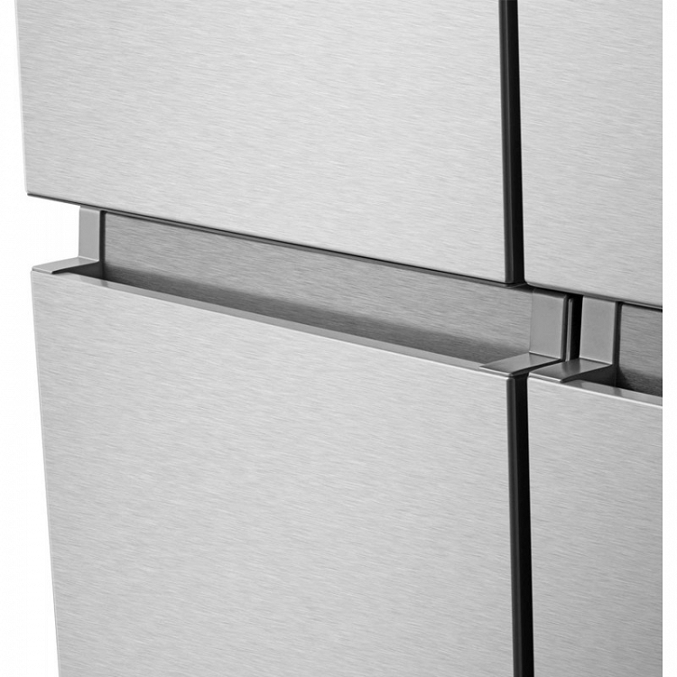 Ψυγείο Ντουλάπα Hisense RQ760N4SASE Total NoFrost Υ178.5xΠ91.4xΒ72.5εκ. Inox