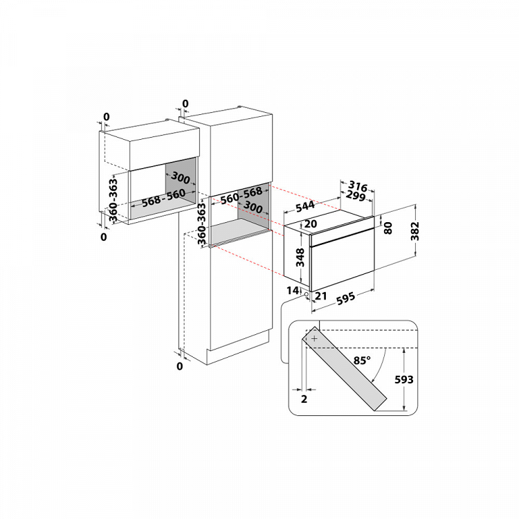 Φούρνος Μικροκυμάτων Whirlpool MBNA920X Inox