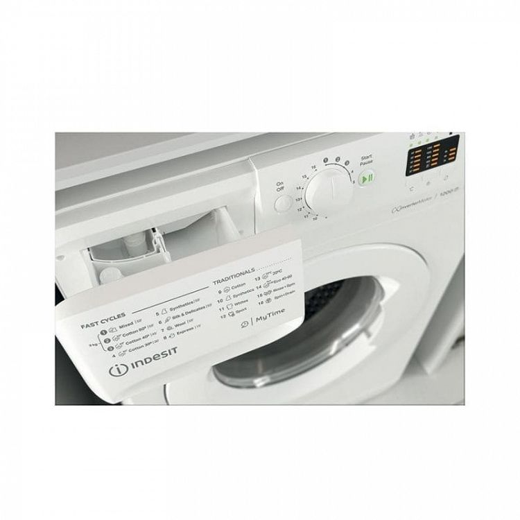 Πλυντήριο Ρούχων Indesit MTWA 91284 W EE 9kg 1200 Στροφών