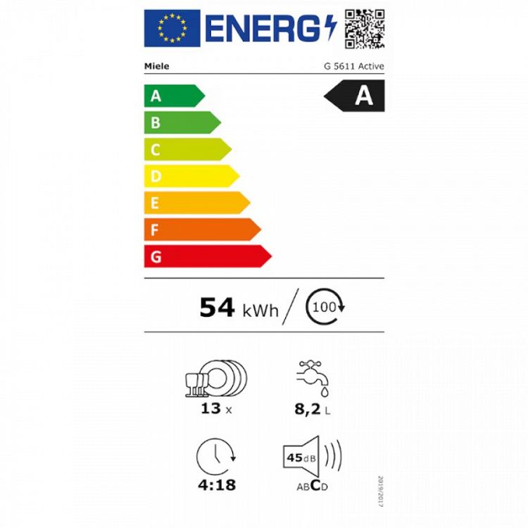 Πλυντήριο Πιάτων Miele G 5611 Active Λευκό 60 cm A