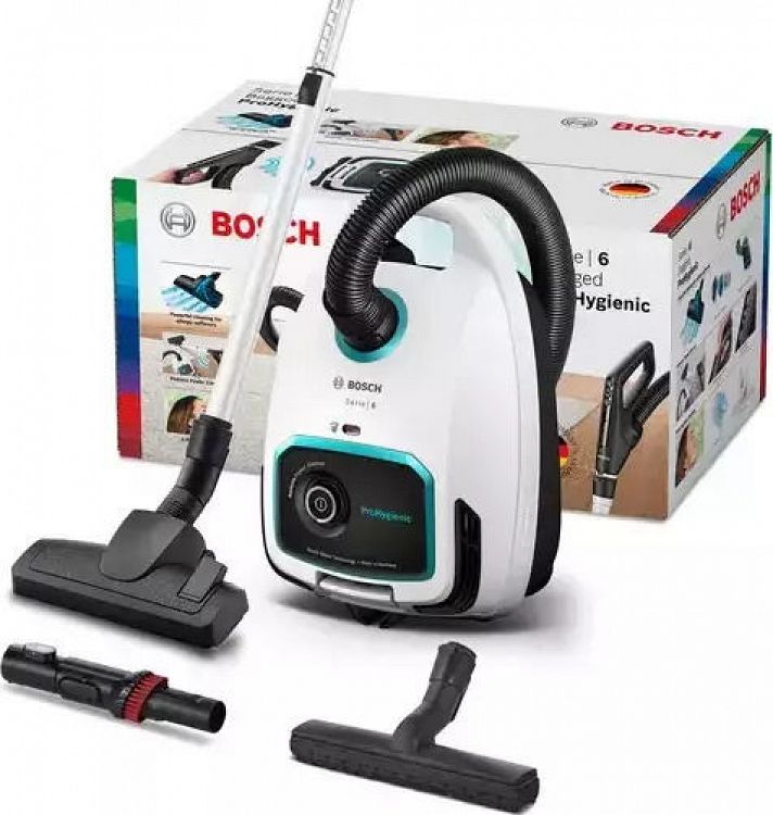 Σκούπα Ηλεκτρική Bosch Serie 6 ProHygienic BGL6HYG1 Λευκό
