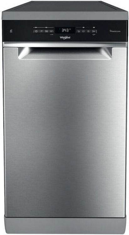 Πλυντήριο Πιάτων Whirlpool WH6FB10BS7A0X Inox 45 cm B