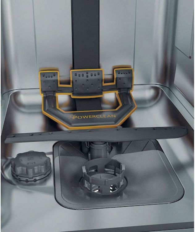 Πλυντήριο Πιάτων Whirlpool WH6FB10BS7A0X Inox 45 cm B