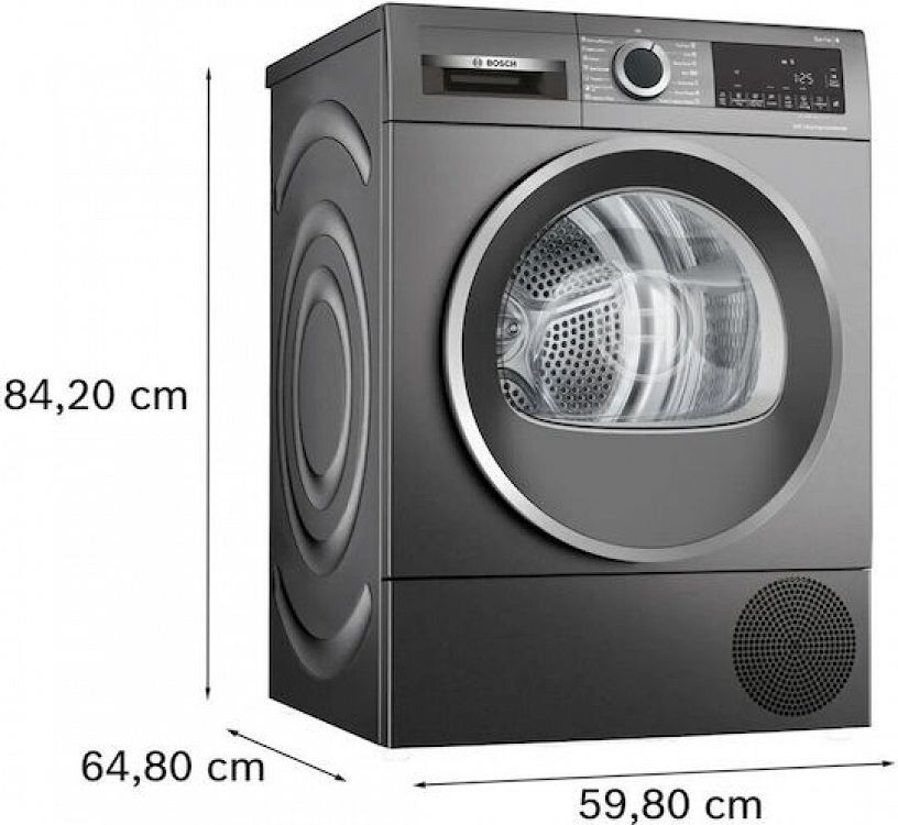 Στεγνωτήριο Ρούχων Bosch WQG245DREU 9 kg C