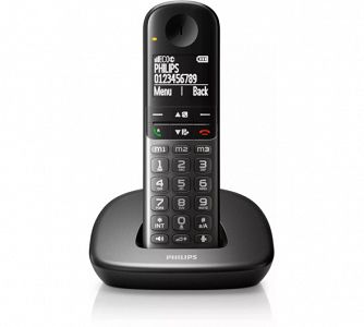 Ασύρματο Τηλέφωνο Philips XL4901DS/GRS Black