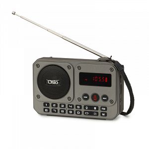 Φορητό ψηφιακό ραδιόφωνο Οsio Φορητό ψηφιακό ραδιόφωνο Οsio OPR-3020 Γκρι  Γκρι