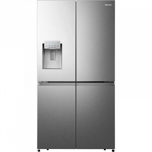 Ψυγείο Ντουλάπα Hisense RQ760N4SASE Total NoFrost Υ178.5xΠ91.4xΒ72.5εκ. Inox