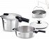 Σετ Quattro Fissler Vitaquick Premium 8lt & 4.5 lt με 1 καπάκι & 1 καλάθι ατμού