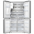 Ψυγείο Ντουλάπα Hisense RQ760N4SASE Total NoFrost Υ178.5xΠ91.4xΒ72.5εκ. Inox