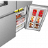 Ψυγείο Ντουλάπα Hisense RQ760N4SASE Total NoFrost Υ178.5xΠ91.4xΒ72.5εκ. Inox