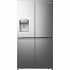 Ψυγείο Ντουλάπα Hisense RQ760N4SASE Total NoFrost Υ178.5xΠ91.4xΒ72.5εκ. Inox